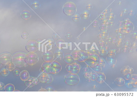 「山口県光市」虹ヶ浜海水浴場・シャボン玉 63095572