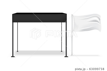 3D Mock up Realistic Tent Display POP Booth for 63099738