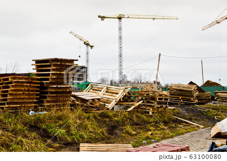 A large modern construction site A large modern construction site 63100080