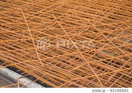 Iron metal braided rusty yellow reinforcing  63100081