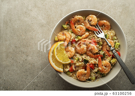 Risotto shrimps prawns 63100256