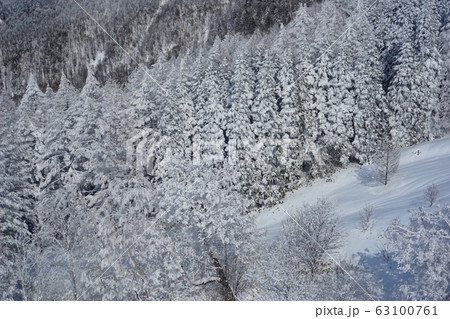 冬の新穂高ロープウェイから 冬の新穂高ロープウェイから 63100761