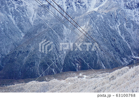 冬の新穂高ロープウェイから 冬の新穂高ロープウェイから 63100768