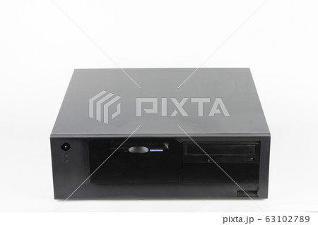 The old desktop computer, PC with floppy disk 63102789