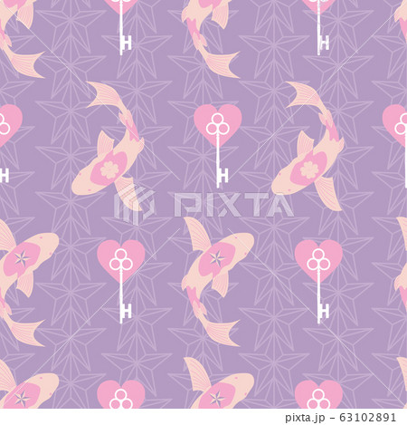 Lucky Symbols Collection Illustration Seamless Pattern Background 07 63102891