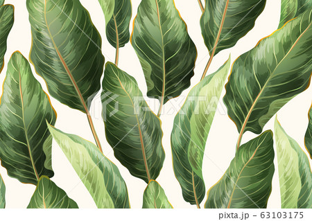 Palm leaves seamless pattern Palm leaves seamless pattern 63103175