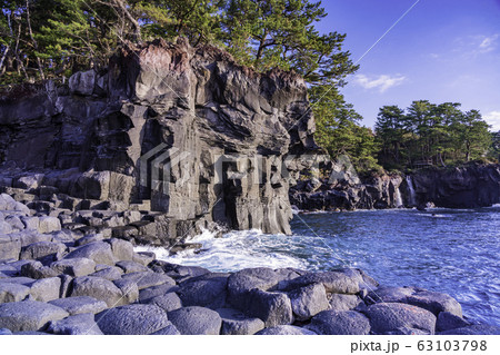 【静岡県】東伊豆・城ヶ崎海岸 大淀小淀 【静岡県】東伊豆・城ヶ崎海岸 大淀小淀 63103798
