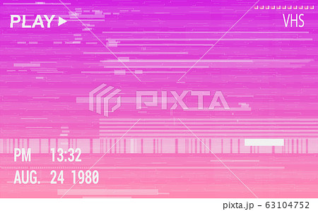 VHS camera effect with glitch 63104752