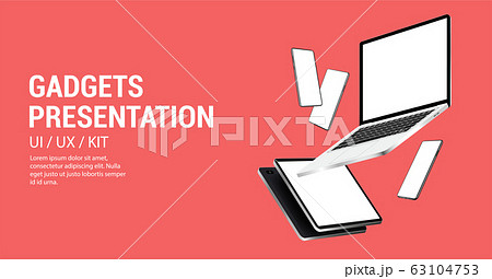 Minimalist mockups gadgets 63104753