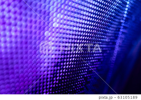 CloseUp LED blurred screen. LED soft focus CloseUp LED blurred screen. LED soft focus 63105189