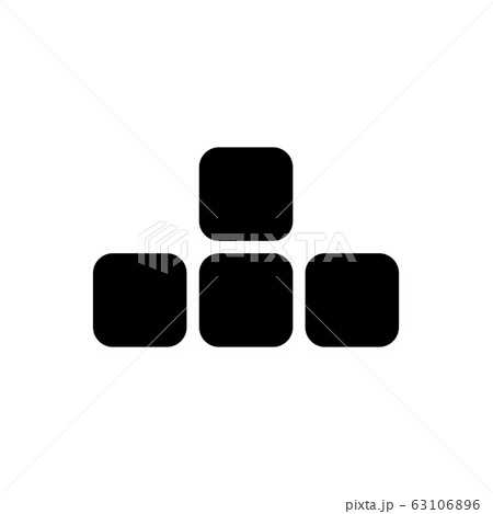 Abstract WASD button on keyboard. Isolated Vector 63106896