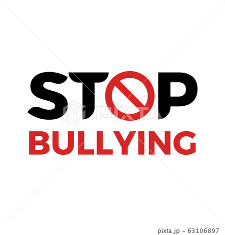 Stop Bullying Poster. Isolated Vector Illustration 63106897