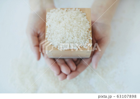 米 収穫 精米 農家 升 63107898