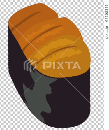 うに　握りずし　【和食】【日本食】【お寿司】【アジア】【japanese】 63108351