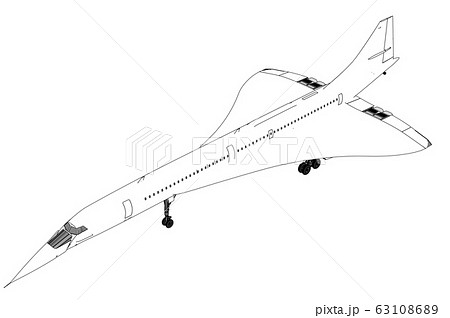 Concorde  Stock Illustration 63108689  PIXTA