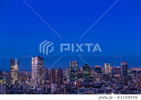 《東京都》東京都市夜景 《東京都》東京都市夜景 63109956