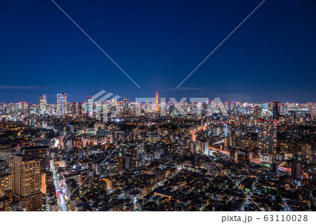 《東京都》東京都市夜景 63110028
