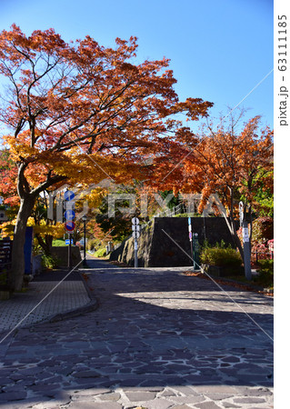 函館の秋の坂道 63111185