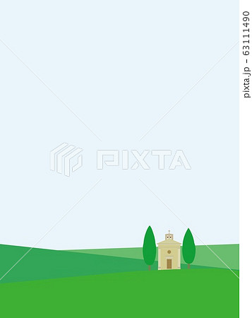 オルチャ渓谷　val　d'orcia　トスカーナ　toscana　春 63111490