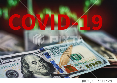Concept of financial market of america crash due 63114291
