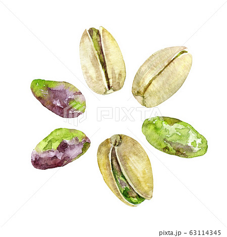 Watercolor pistachio set Watercolor pistachio set 63114345