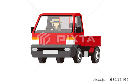 車、軽トラック_レッド 63115442
