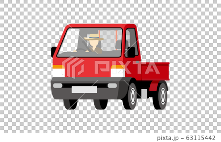 車、軽トラック_レッド 63115442