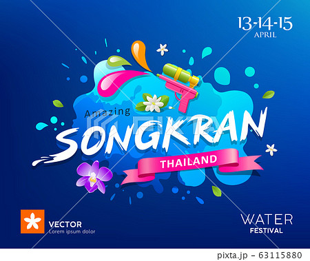 Songkran Travel Thailand festival gun water Songkran Travel Thailand festival gun water 63115880