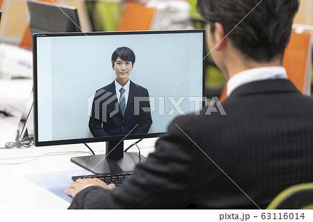 オンライン面接　イメージ 63116014