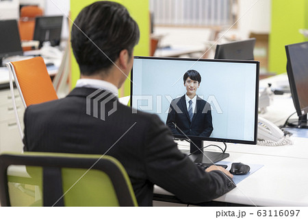 オンライン面接　イメージ 63116097