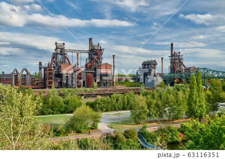 Industrial factory in Duisburg, Germany. Industrial factory in Duisburg, Germany. 63116351