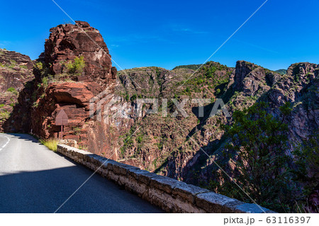 Gorges de Daluis or Chocolate canyon in 63116397