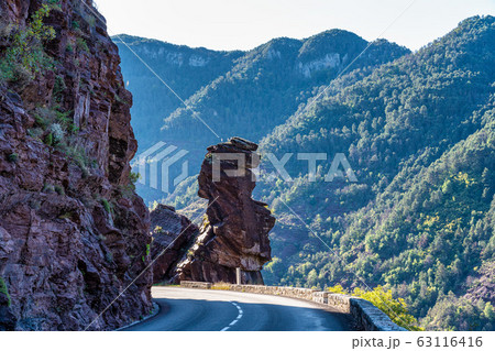 Gorges de Daluis or Chocolate canyon in 63116416