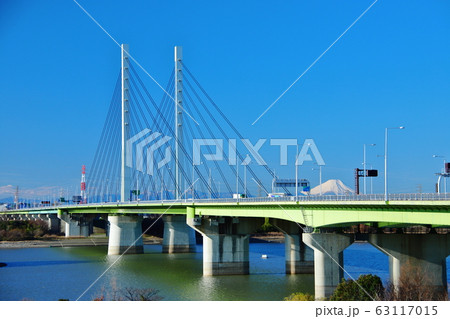 朝の幸魂大橋 63117015