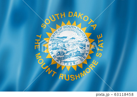 South Dakota flag, USA 63118458