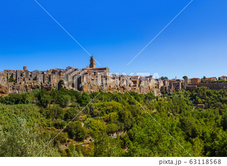 Pitigliano medieval town in Tuscany Italy 63118568