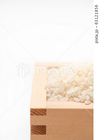 升に盛られたお米 升に盛られたお米 63121856