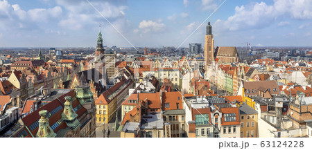 Wroclaw, Poland. Aerial cityscape 63124228