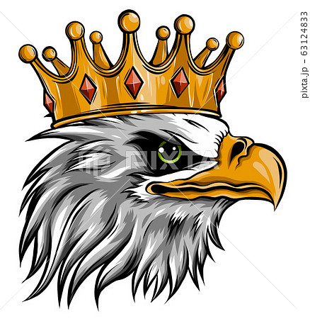 The Vector Logo Queen Of Eagles Cute Crown のイラスト素材