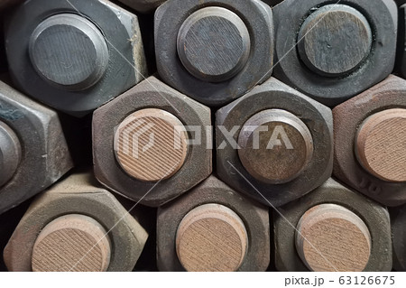 Hard metal material nut an bolt on shelf for heavy 63126675