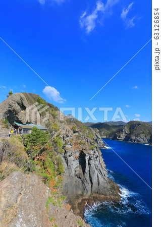 【静岡県】晴天下の石廊崎(伊豆半島) 【静岡県】晴天下の石廊崎(伊豆半島) 63126854