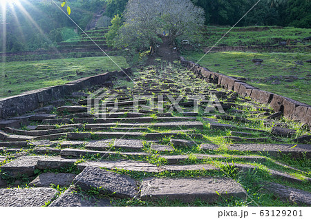 Vat Phou (Wat Phu) temple The ruined Khmer temple 63129201