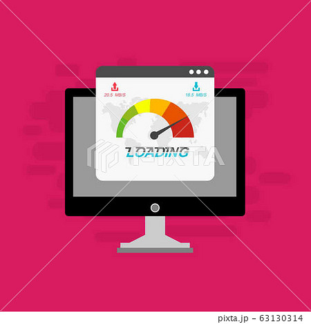 Website speed loading time. laptop acceleration Website speed loading time. laptop acceleration 63130314