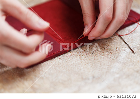 Conceptual profession of a Tanner. The woman's 63131072