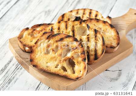 Slices of toasted bread Slices of toasted bread 63131641
