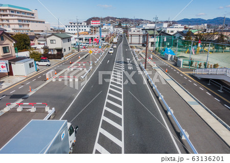 市街地風景:国道19号線 松本市渚 市街地風景:国道19号線 松本市渚 63136201