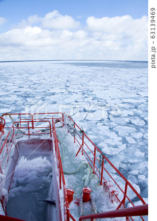 オホーツク海の流氷 オホーツク海の流氷 63139469