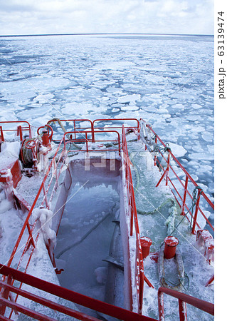 オホーツク海の流氷 オホーツク海の流氷 63139474
