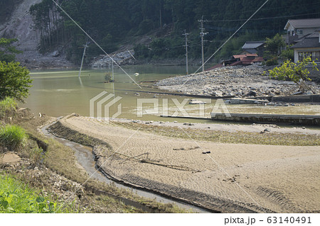 九州北部豪雨日田市小野地区の土砂災害 九州北部豪雨日田市小野地区の土砂災害 63140491