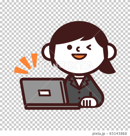 西裝上身平女筆記本電腦 63143868